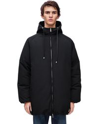 Loewe - Luxury Padded Bomber Coat In Technical Cotton - Lyst
