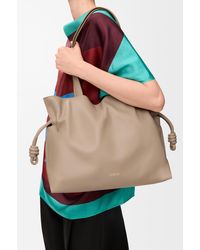 Loewe - Large Flamenco Clutch In Nappa Calfskin - Lyst