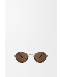 Loewe - Groove Oval Sunglasses - Lyst