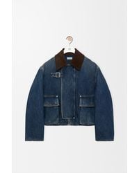 Loewe - Short Parka - Lyst
