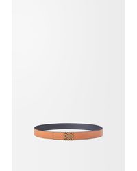 Loewe - Cinturón Anagram Reversible En Piel De Cuero Graneada Y Piel Lisasize Hombre - Lyst