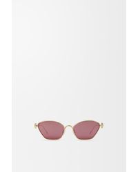 Loewe - Anagram Bombé Hexagon Sunglasses For - Lyst