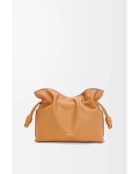 Loewe - Bolso Flamenco Clutch Grande En Piel Napa De Cuero - Lyst