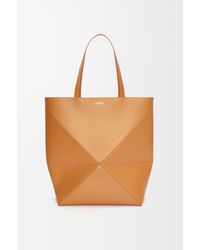 Loewe - Xl Leather Puzzle Fold Tote Bag - Lyst