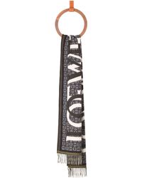 Loewe - Luxury Love Scarf In Wool And Cashmere - Lyst
