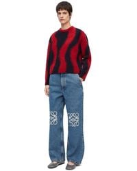 Loewe - Anagram Cropped Jeans - Lyst