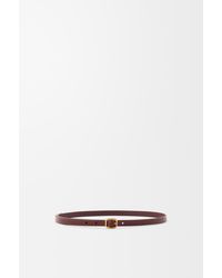 Loewe - Rounded Soft Belt In Classic Calfskin - Lyst