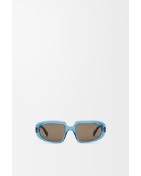 Loewe - Mini Anagram Steps Rectangular Sunglasses For - Lyst