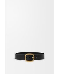 Loewe - Luxury Rounded Soft Belt In Classic Calfskin - Lyst