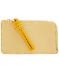 Loewe - Knot Coin Cardholder In Shiny Nappa Calfskin - Lyst