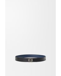 Loewe - Cinturón Reversible Anagram En Piel De Cuero Lisasize Hombre - Lyst