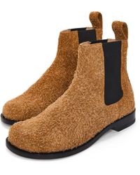 Loewe - Luxury Campo Chelsea Boot In Brushed Suede - Lyst