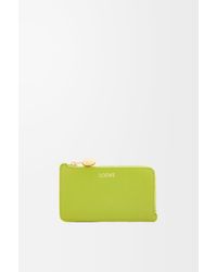Loewe - Tarjetero-Monedero Pebble En Piel Napa De Cuero - Lyst