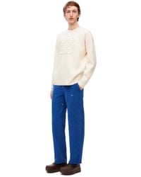 Loewe - Luxury Anagram Sweater In Wool For - Lyst