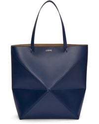 Loewe - Xl Leather Puzzle Fold Tote Bag - Lyst