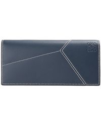 Loewe - Luxury Puzzle Stitches Long Horizontal Wallet In Smooth Calfskin For Men - Lyst