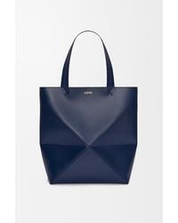 Loewe - Xl Leather Puzzle Fold Tote Bag - Lyst
