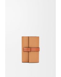 Loewe - Small Vertical Wallet In Soft Grained Calfskin - Lyst