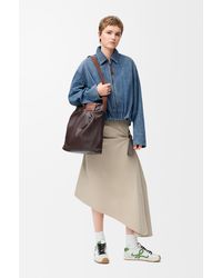Loewe - Draped Denim Jacket - Lyst