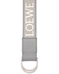 Loewe - Luxury D-ring Belt In Anagram Jacquard And Calfskin - Lyst