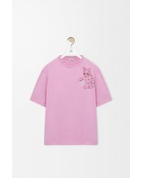 Loewe - X Louis Wain Cotton-Blend Anagram Cat Loose T-Shirt - Lyst