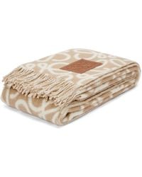 Loewe - Luxury Anagram Blanket In Alpaca And Wool For Unisex - Lyst