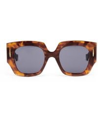 Loewe - Luxury Square Screen Sunglasses In Acetate - Lyst