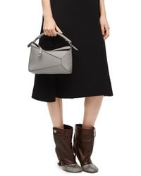 Loewe - Luxury Small Puzzle Bag In Soft Grained Calfskin - Lyst