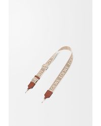Loewe - Bandolera Anagram En Jacquard Y Piel De Cuero Mujer - Lyst
