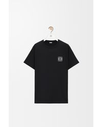 Loewe - Anagram Embroidered Logo T Shirt - Lyst