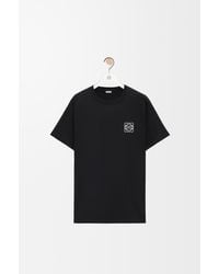 Loewe - Anagram Embroidered Logo T Shirt - Lyst