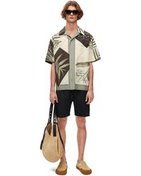 Loewe - Shorts In Cotton Blend - Lyst