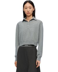 Loewe - Luxury Polo Sweater In Cashmere - Lyst