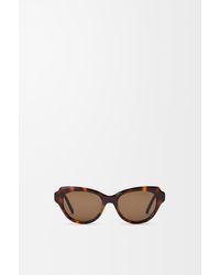 Loewe - Swan Slim Sunglasses For - Lyst