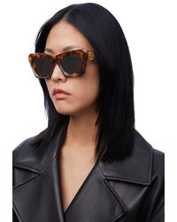 Loewe - Luxury Beveled Cateye Sunglasses - Lyst