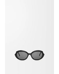 Loewe - Luxury Mini Oval Slim Sunglasses - Lyst