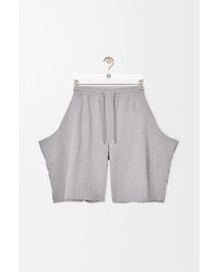 Loewe - Pantalón Corto En Algodón Mujer - Lyst