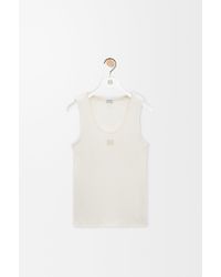 Loewe - Top Sin Mangas Anagram En Seda Mujer - Lyst