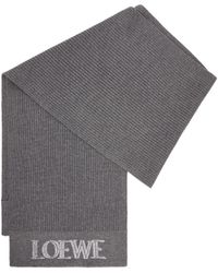 Loewe - Scarf In Wool - Lyst