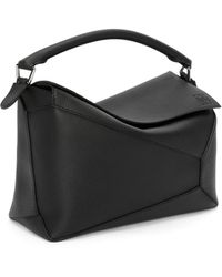 Loewe - Large Puzzle Bag In Grained Calfskin - Lyst