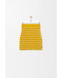 Loewe - Minifalda En Viscosa Y Algodón Mujer - Lyst