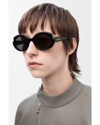 Loewe - Luxury Mini Oval Slim Sunglasses - Lyst