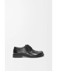 Loewe - Campo Brogue Derby In Brushed Calfskin - Lyst