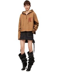 Loewe - Hooded Jacket In Wool And Cashmere - Lyst
