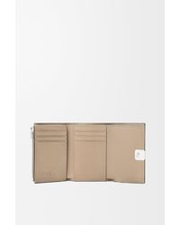 Loewe - Luxury Anagram Small Vertical Wallet In Pebble Grained Calfskin - Lyst