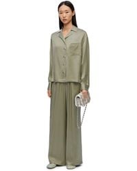 Loewe - Luxury Pyjama Blouse In Silk - Lyst