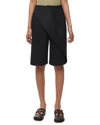 Loewe - Luxury Pleated Shorts In Cotton For - Lyst