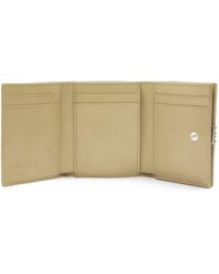 Loewe - Luxury Anagram Trifold Wallet In Pebble Grain Calfskin - Lyst