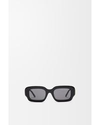 Loewe - Rectangular Slim Sunglasses - Lyst