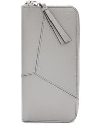 Loewe - Luxury Puzzle Zipped Open Wallet In Classic Calfskin - Lyst